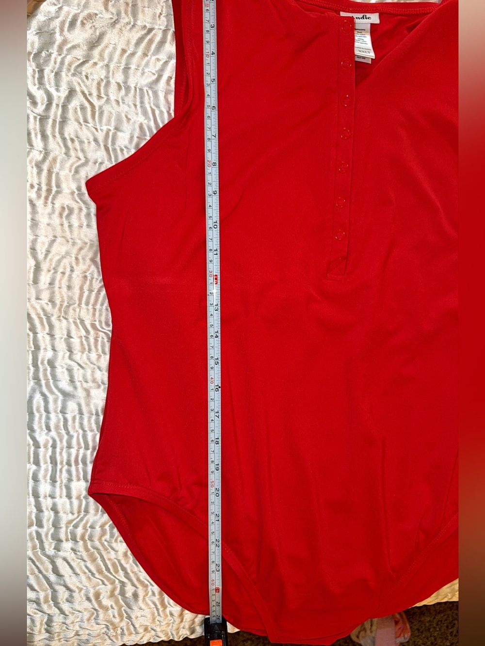 Like New Andie Swim The Malibu One Piece Swimsuit Cherry Red XXLT - Picture 15 of 16